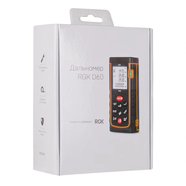 Лазерный дальномер RGK D60 - 4