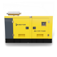 Дизельный генератор Vektor AD-70Y-T400 в шумозащитном кожухе