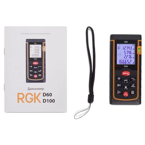 Лазерный дальномер RGK D60 - 2