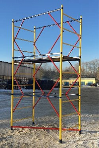 Строительная вышка ВСР-250/0.7 (1 секция + б. блок)